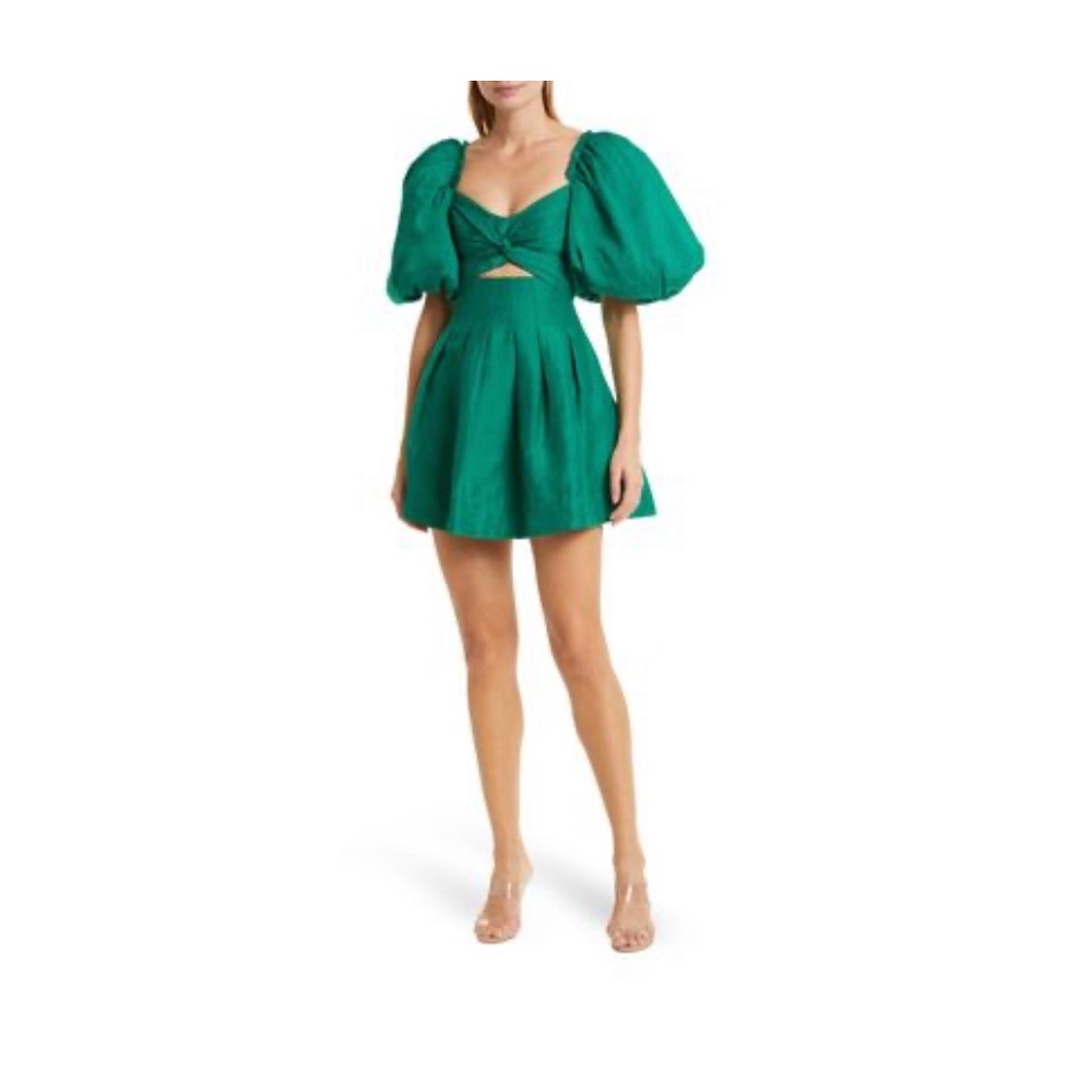 Aje green mini dress. You will get all the compliments!!!